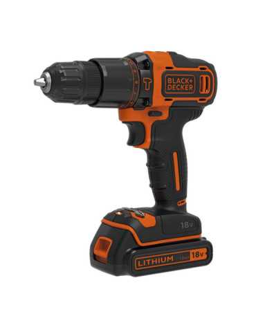 Atornillador Percutor BDCHD18KB-QW 18 V BLACK&DECKER