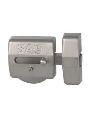 Cerrojo CSI con Llave Exterior Níquel Satinado SAG