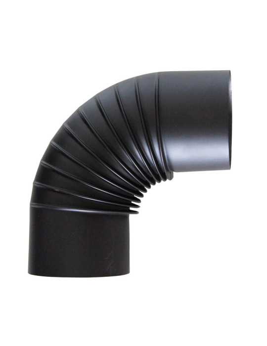 Codo 90 Pintado Negro T600 Ø150mm