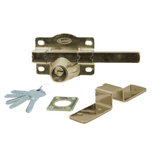 Cerrojo 1203 Llave 105mm Latonado ILARGI