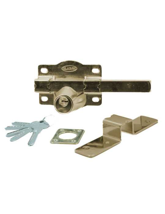 Cerrojo 1203 Llave 105mm Latonado ILARGI