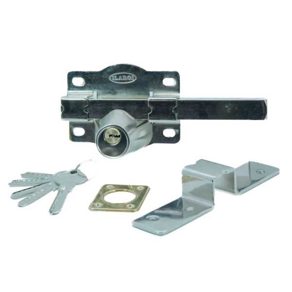 Cerrojo 1203 Llave 105mm Niquelado ILARGI