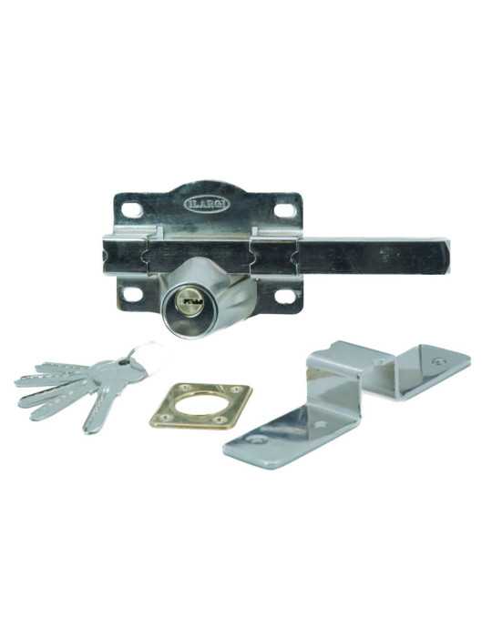 Cerrojo 1203 Llave 105mm Niquelado ILARGI