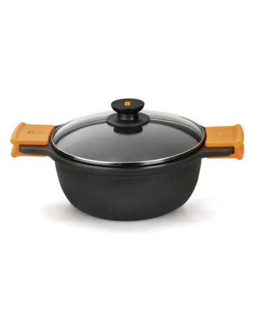 Cacerola Alta Inducción 28 cm con Tapa Efficient BRA
