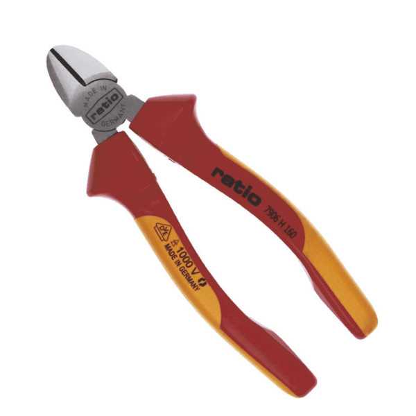 Alicate Corte Diagonal 160mm VDE RATIO PRO
