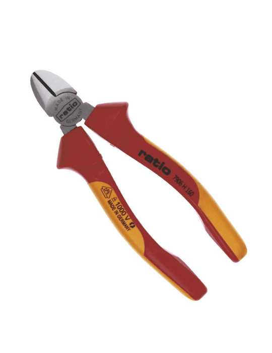 Alicate Corte Diagonal 160mm VDE RATIO PRO