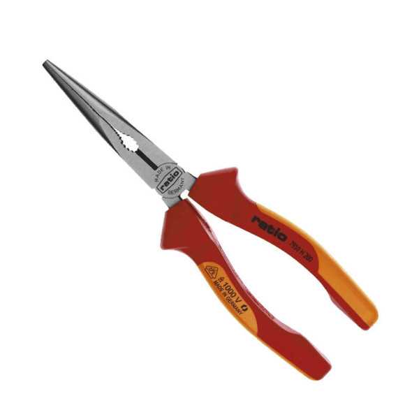 Alicate Boca Semirredonda 200mm VDE RATIO PRO