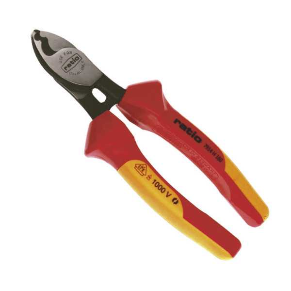 Alicate Cortacable 160mm VDE RATIO PRO