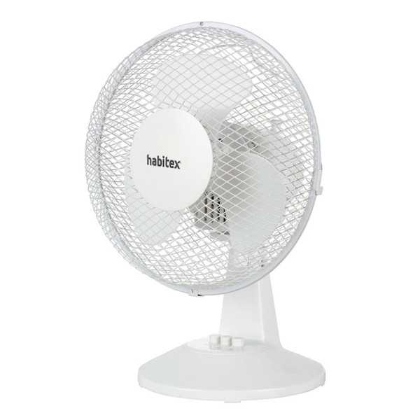 Ventilador Sobremesa S23 Blanco HABITEX