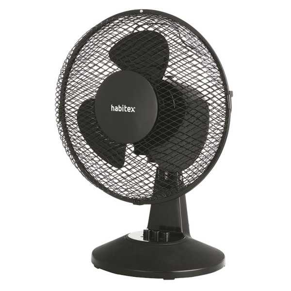 Ventilador Sobremesa S23 Negro HABITEX