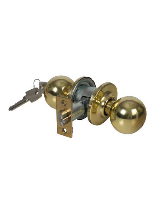 Cerradura de Pomos Modelo 3902 60/70 Latón Pulido TESA