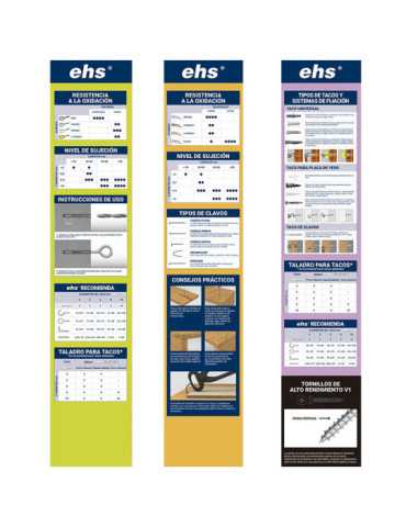 PLV Tornillería Pack 3 EHS
