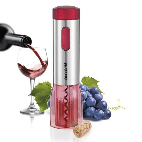 Sacacorchos Eléctrico Uno Vino TESCOMA