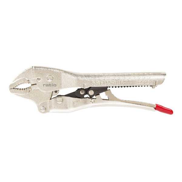 Mordaza Grip Automática Bocas Curvas Chr-V 165mm RATIO PRO