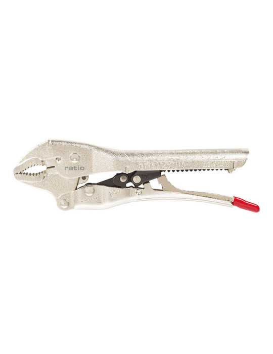 Mordaza Grip Automática Bocas Curvas Chr-V 165mm RATIO PRO