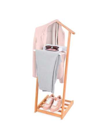 Galán de Noche de Bambú con Repisa para Zapatos JOBGAR
