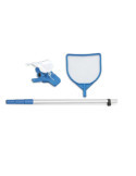 Kit Piscinas Recogehojas + Limpiafondos + Pértiga