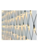 Cortina Exterior 320 LED Blanca Cálida