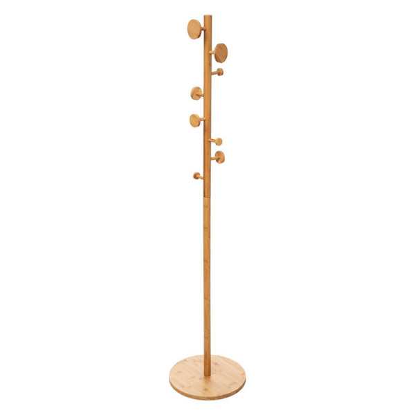 Perchero 38x175 cm 8 Pomos Bambú