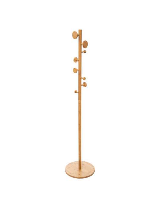 Perchero 38x175 cm 8 Pomos Bambú