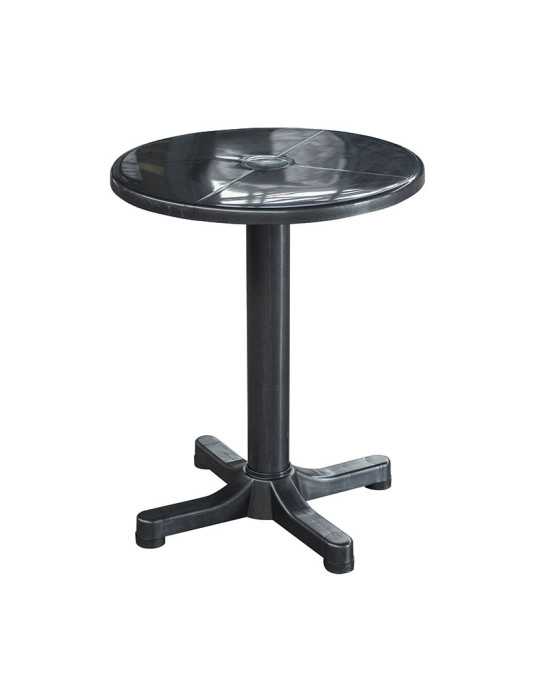 Mesa Balcón Ø60 cm Antracita