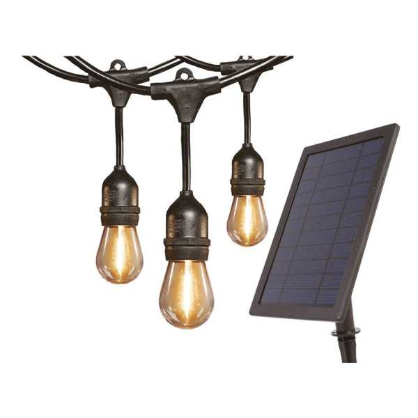 Guirnalda Exterior LED Solar 6 m