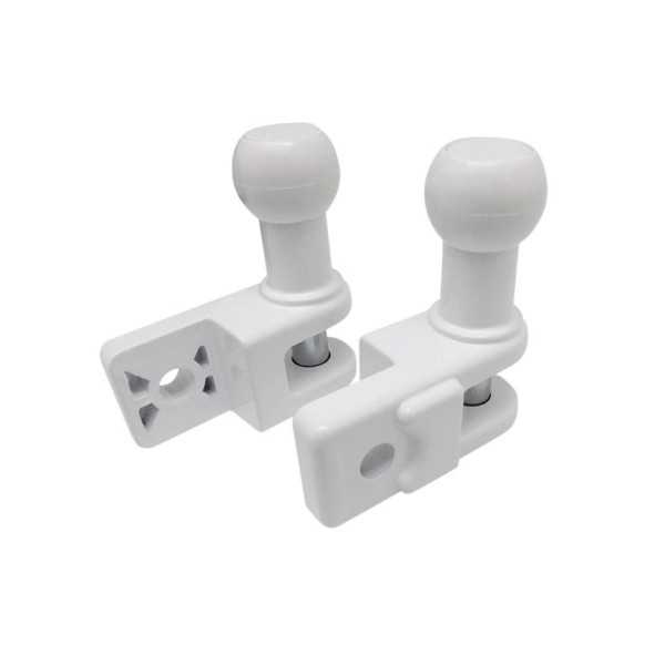 Soporte de Barandilla para Toldo Blanco 2 Unidades MICEL