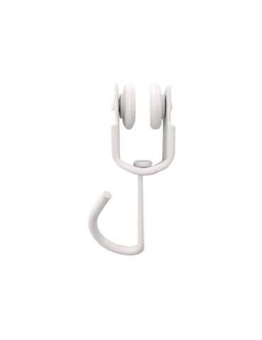 Polea de Riel para Cortina Interior de Toldo Blanca 10 Unidades MICEL