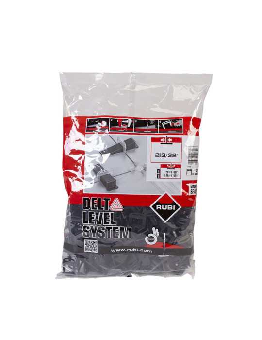 Brida 3-12mm 2mm Delta Level 400 Unidades RUBI
