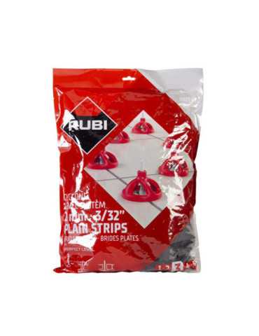 Base Plana 1,5mm Cyclone Level System 300 Unidades RUBI