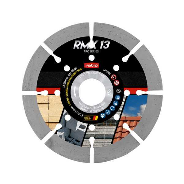 Disco Segmentado Láser RMX13 Ø115mm RATIO