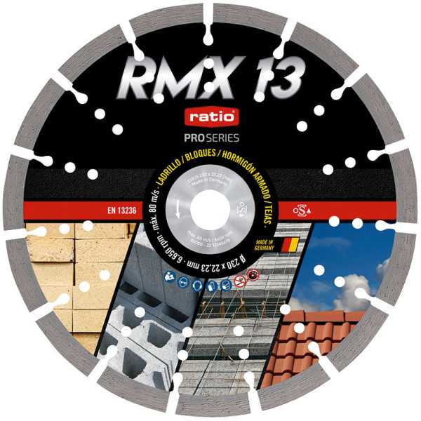 Disco Segmentado Láser RMX13 Ø230mm RATIO