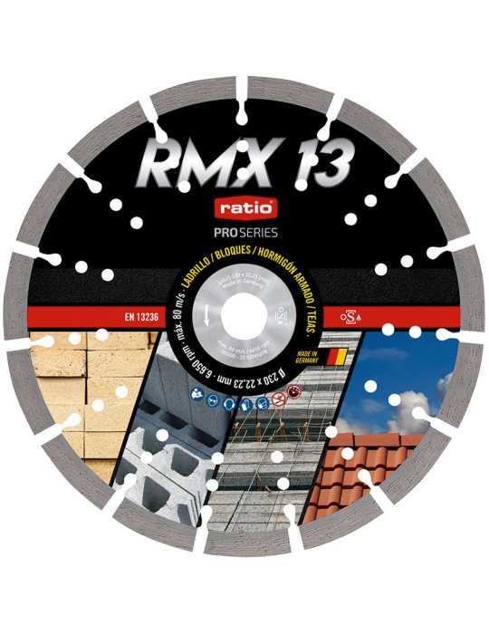 Disco Segmentado Láser RMX13 Ø230mm RATIO