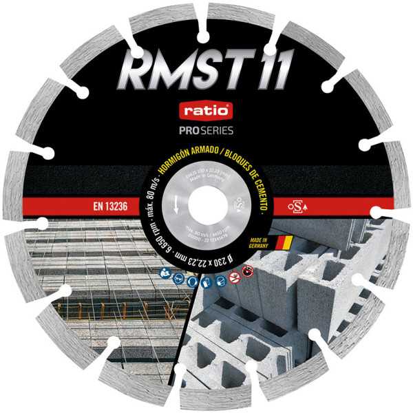Disco Segmentado Láser RMST11 Ø230mm RATIO