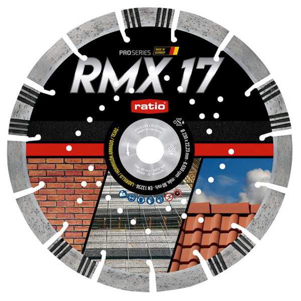Disco Segmentado Láser RMX17 Ø230mm RATIO