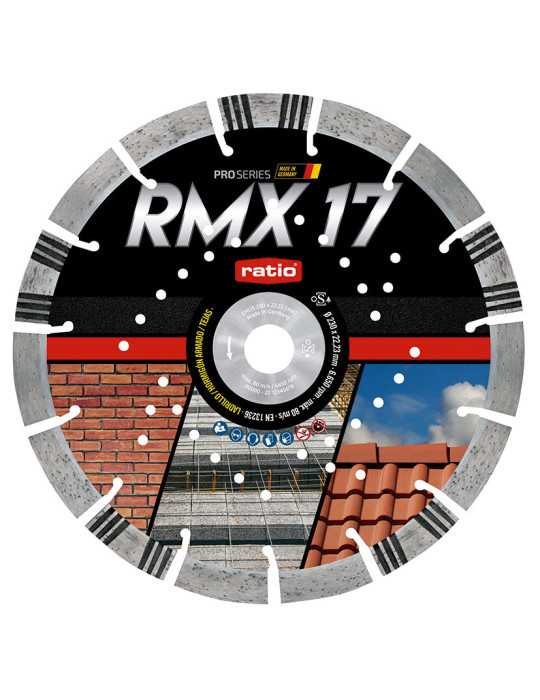 Disco Segmentado Láser RMX17 Ø230mm RATIO