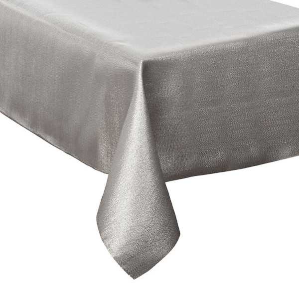 Mantel 140x360 cm Plata 100% Poliéster