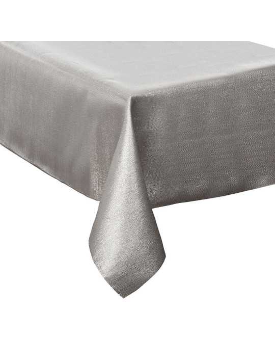 Mantel 140x360 cm Plata 100% Poliéster