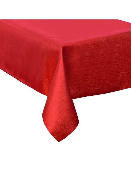 Mantel 140x360 cm Rojo 100% Poliéster
