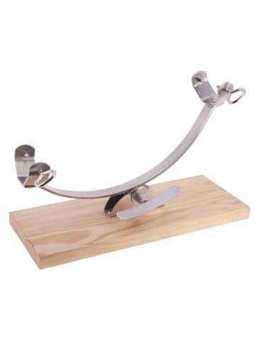 Jamonero Inoxidable Balancín Base Madera FLORESCO