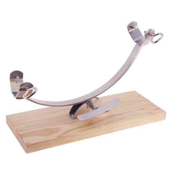 Jamonero Inoxidable Balancín Base Madera FLORESCO