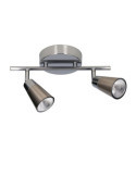 Aplique LED Vitro 2 Focos 10W Cromado LEDSC4