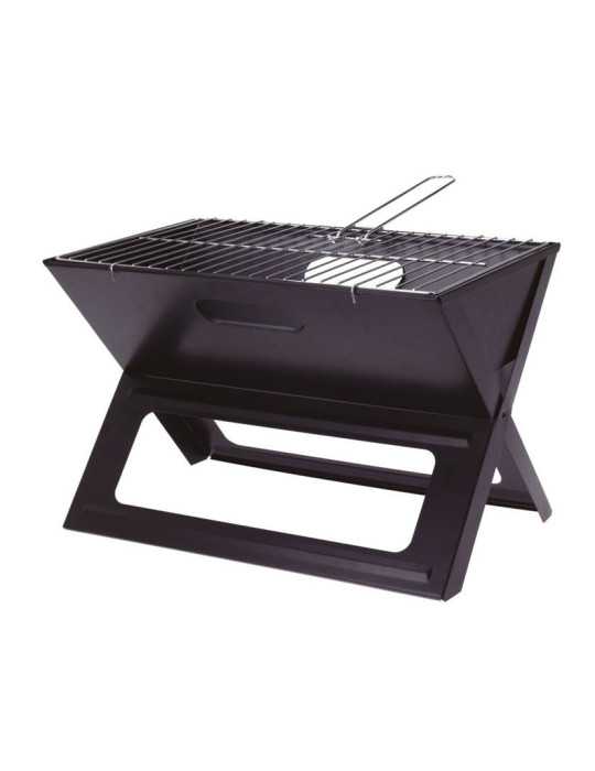 Barbacoa de Carbón Plegable 45x30x35 cm