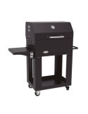 Barbacoa de Carbón con Tapa Superficie 73x29 cm