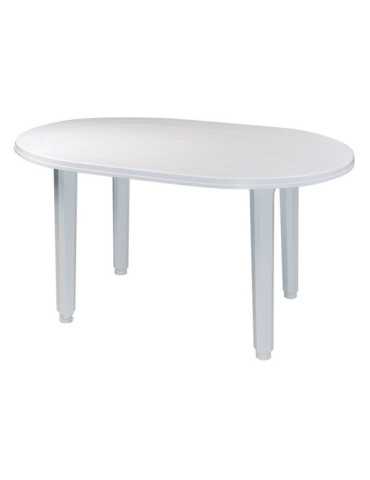 Mesa Oval 130x90 cm Blanca