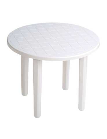 Mesa Redonda Ø90 cm Blanca