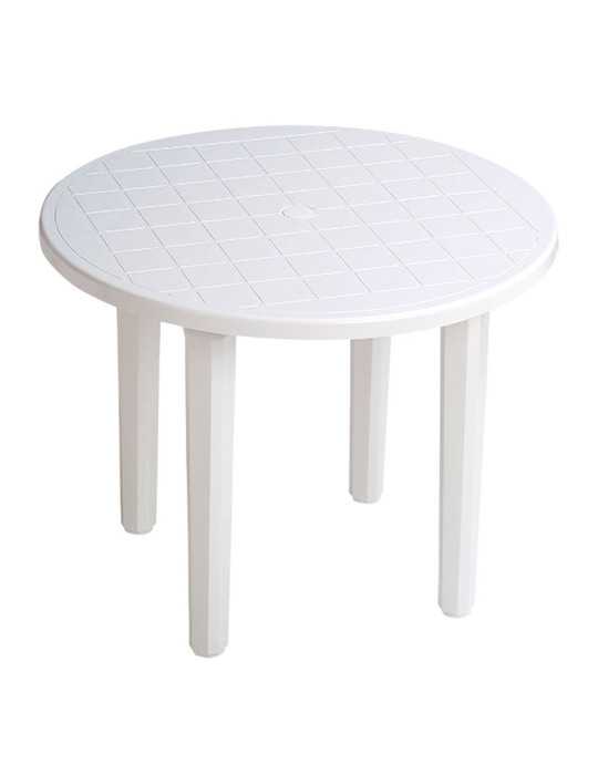 Mesa Redonda Ø90 cm Blanca
