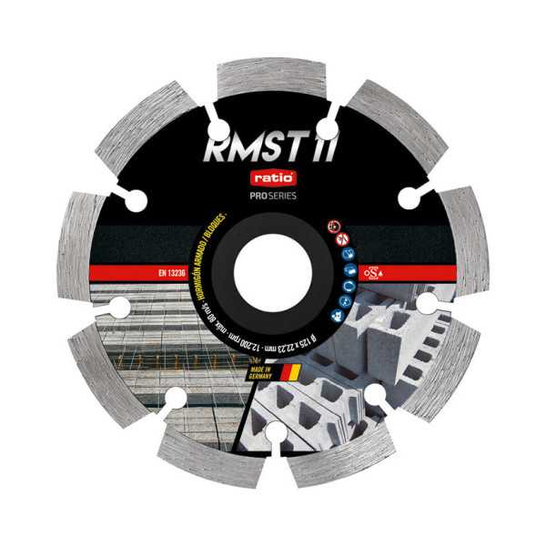 Disco Segmentado Láser RMST11 Ø125mm RATIO