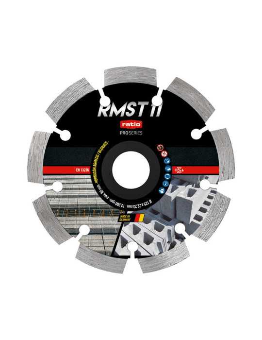 Disco Segmentado Láser RMST11 Ø125mm RATIO