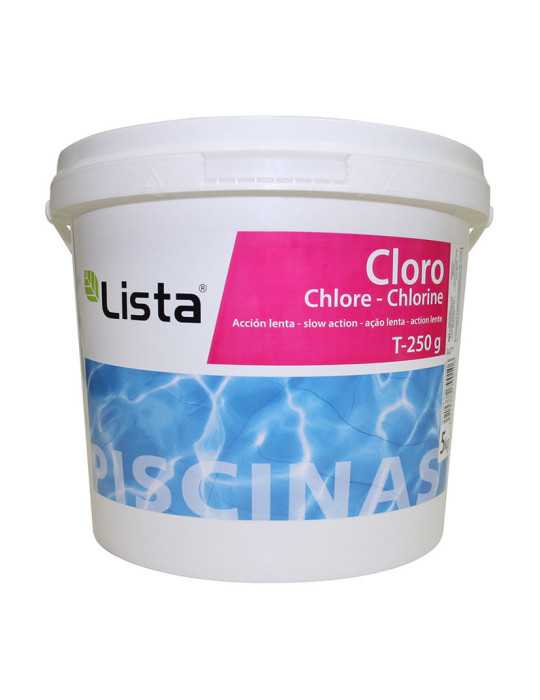 Cloro Tabletas 250 g 5 kg LISTA